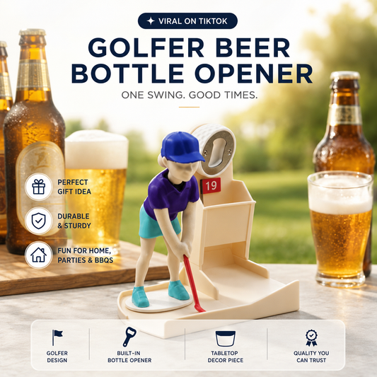 Golf Swing Bottle Opener
