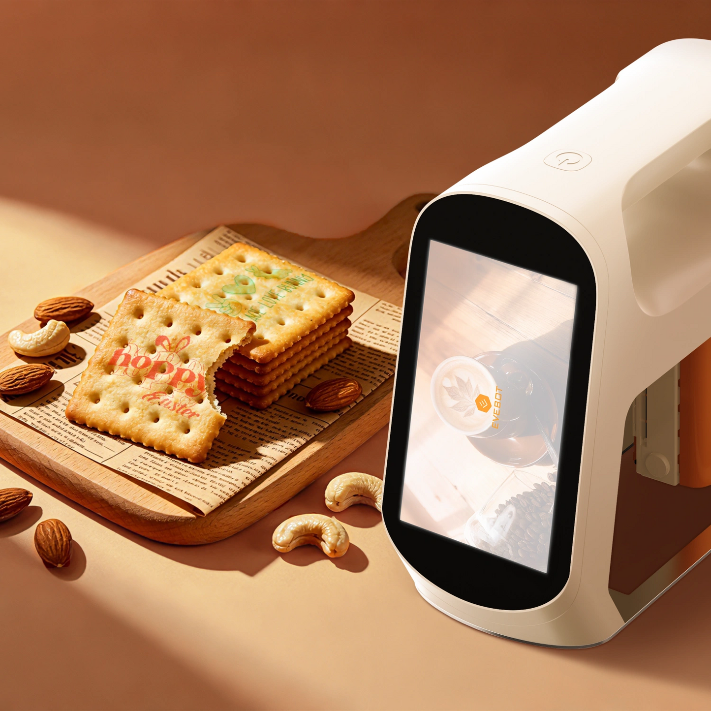 EVEBOT Smart Portable Food Printer 5×10cm with Camera Preview