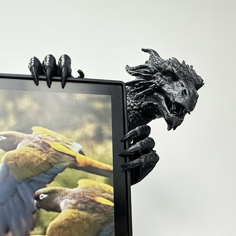 Dragon Screen Guardian – 3D Monitor Edge Figurine