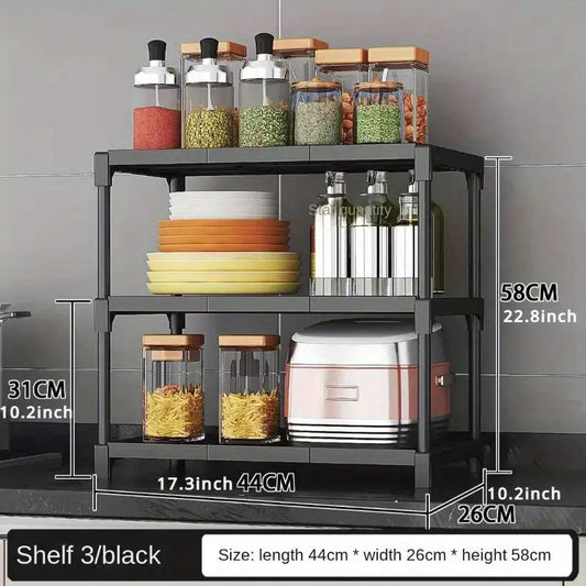 Unique Utopia Kitchen Multi-layer Versatile Storage Rack