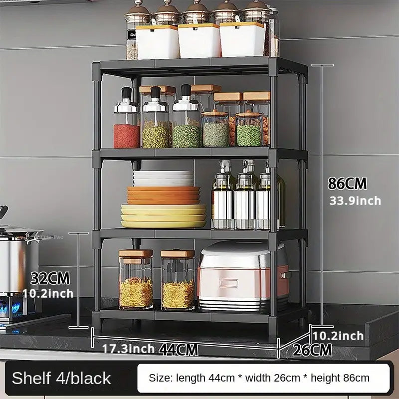 Unique Utopia Kitchen Multi-layer Versatile Storage Rack