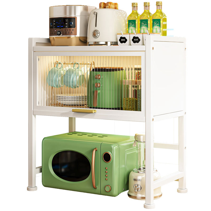 Unique Utopia Kitchen Storage Cabinet Microwave Oven Shelf