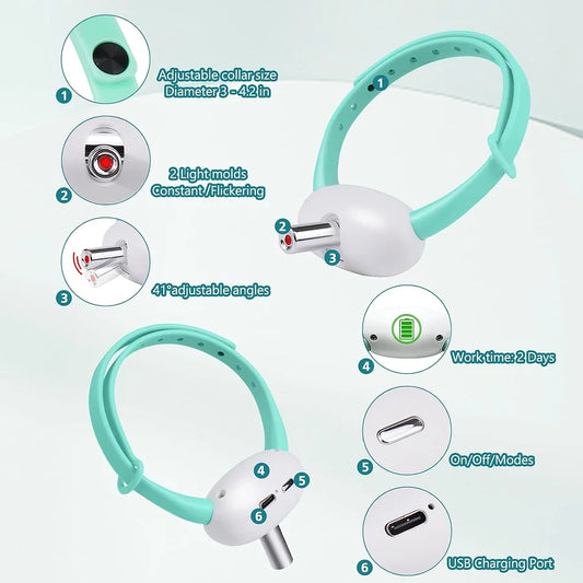 Cat toy with LED light