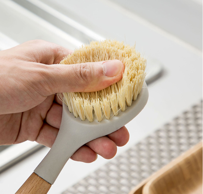 Kitchen non-stick pan decontamination cleaning pot brush - N04