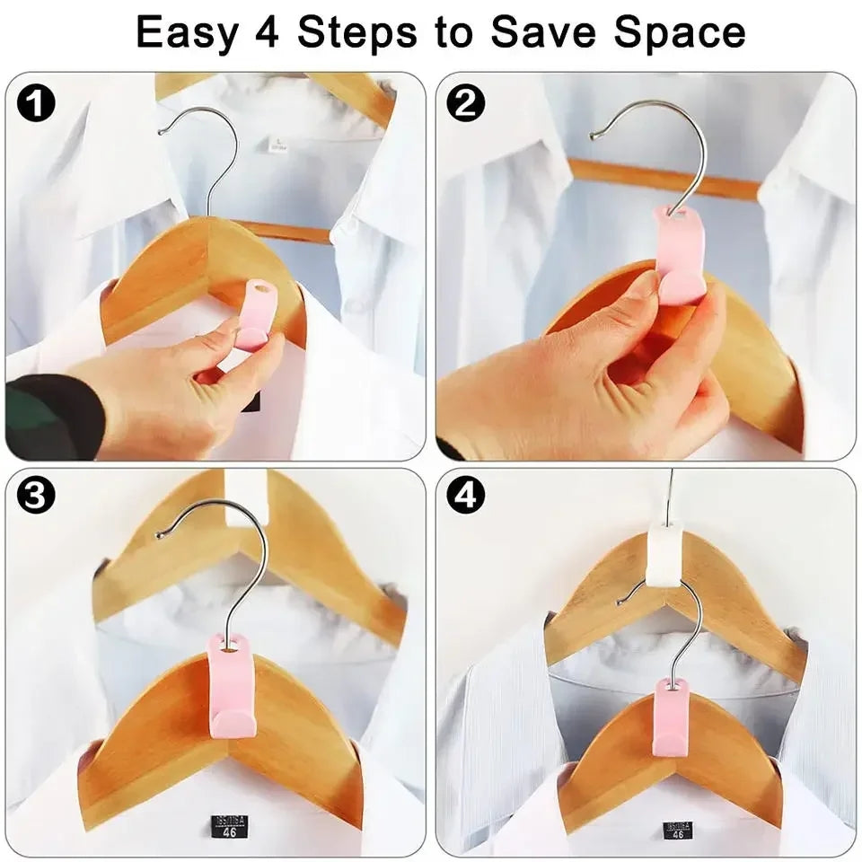 Mini Hook for Hangers Save Wardrobe Space