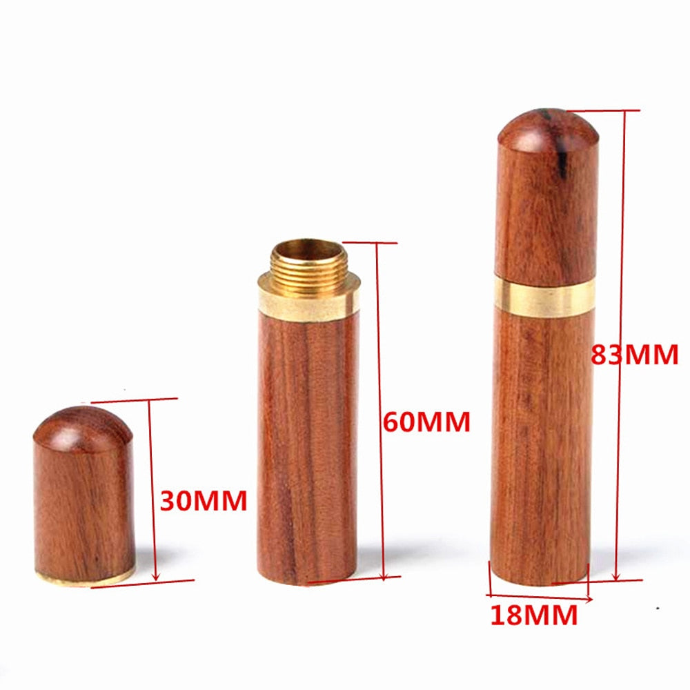 Scatola di legno per tubo portaoggetti per aghi da cucito fai-da-te _ N02 