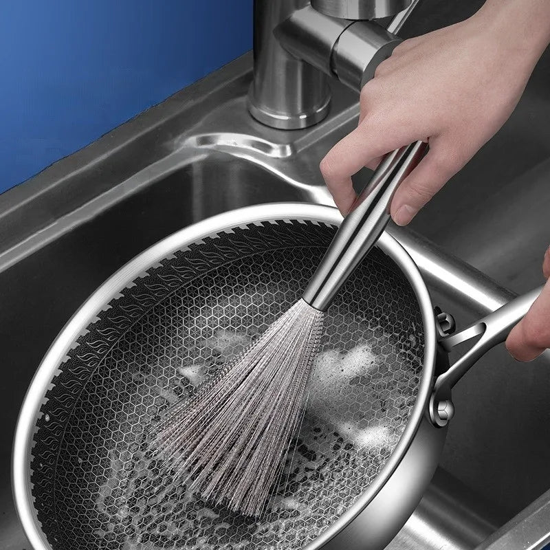 Stainless steel pan brush - 18