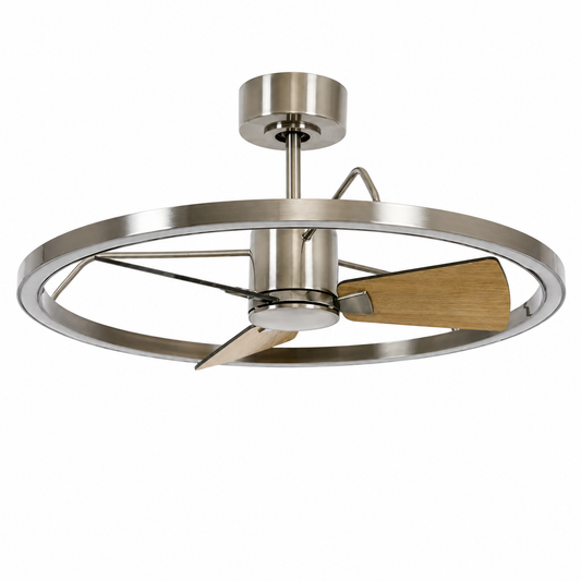Lucci Air Cessna DC 70CM Ceiling Fan NICKEL Led Remote Control