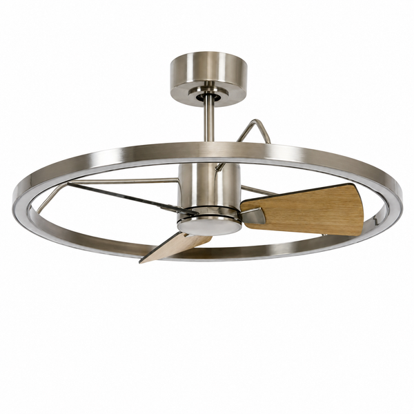 Lucci Air Cessna DC 70CM Ceiling Fan NICKEL Led Remote Control