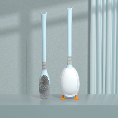 Cute Diving Duck Style Toilet Brush Wall-mounted Floor-Standing