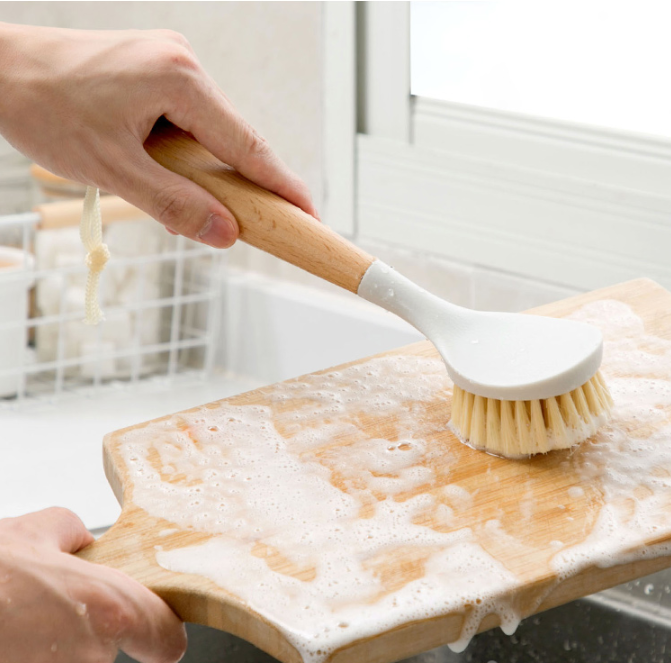 Kitchen non-stick pan decontamination cleaning pot brush - N04