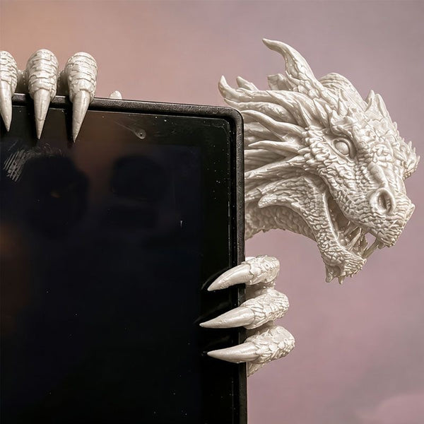 Dragon Screen Guardian – 3D Monitor Edge Figurine