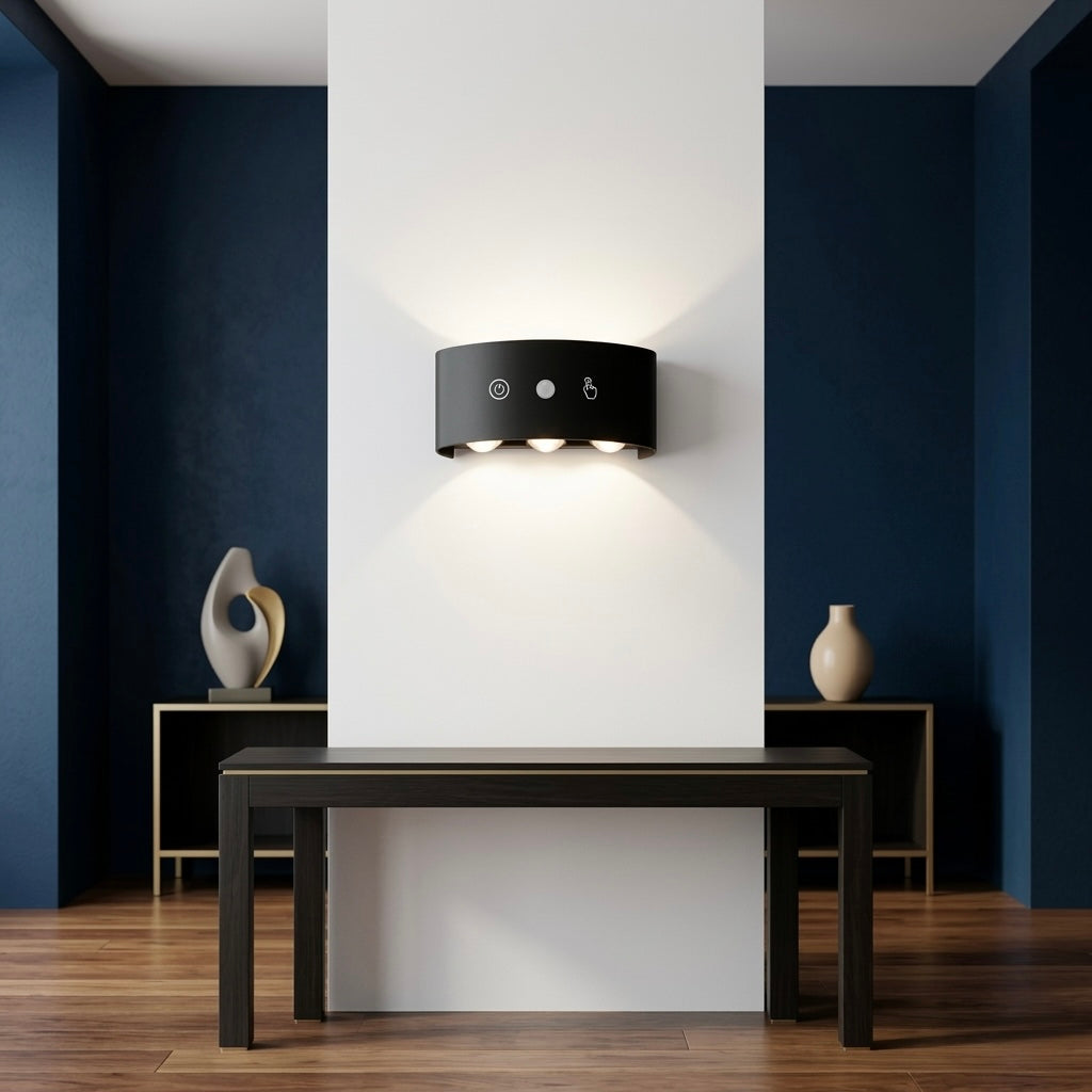 Rechargeable No-Drill Motion Sensor Wall Lamp