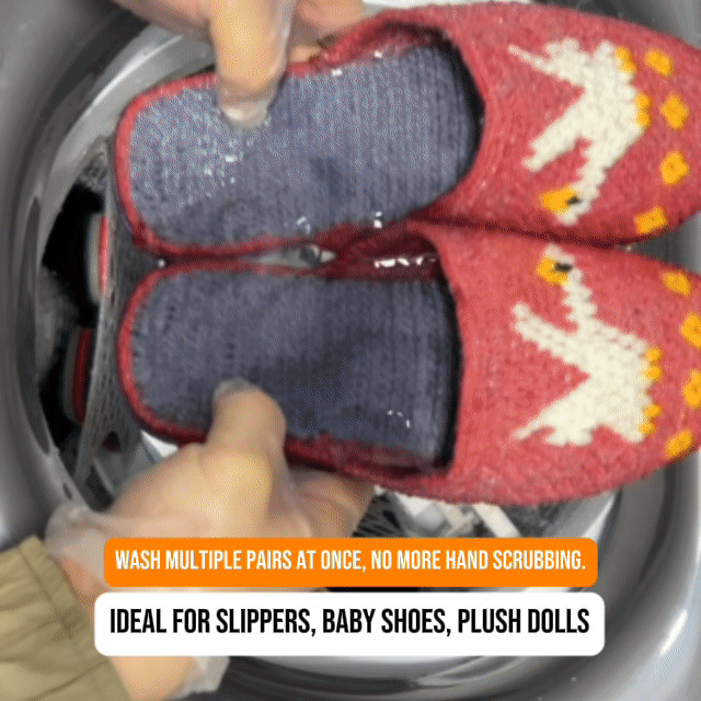 360° Locking Shoe Washing Rack – Gentle, Secure & Efficient