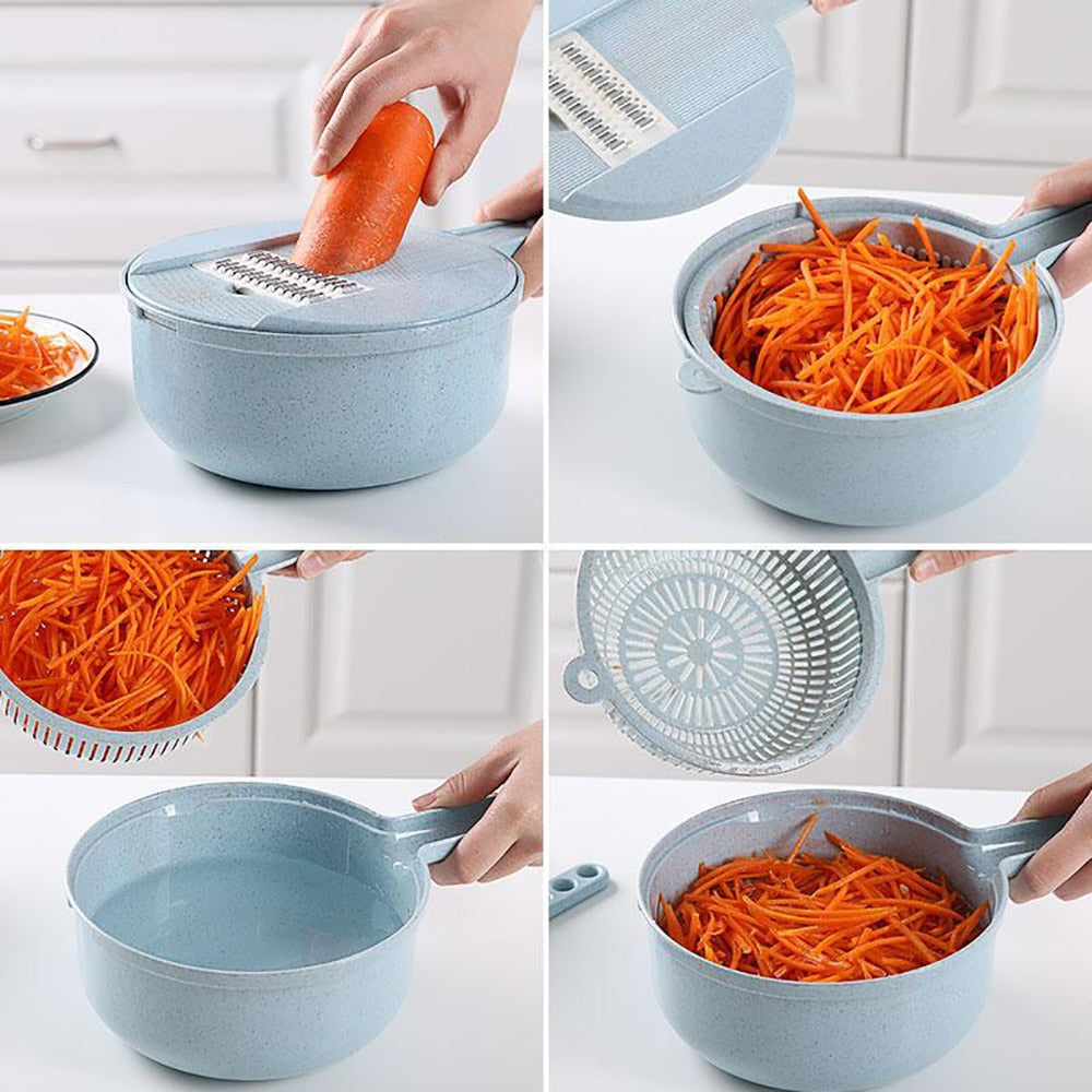 8 In 1 Mandoline Slicer Vegetable Slicer - N05