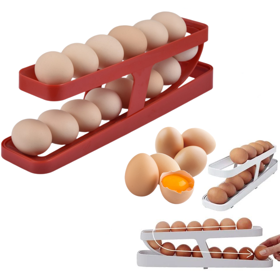 Automatic Scrolling Egg Rack Holder - N23