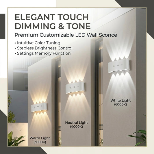 Rechargeable No-Drill Motion Sensor Wall Lamp