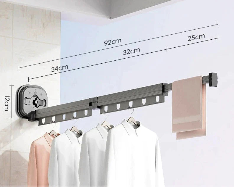 Retractable Clothes Drying Rack