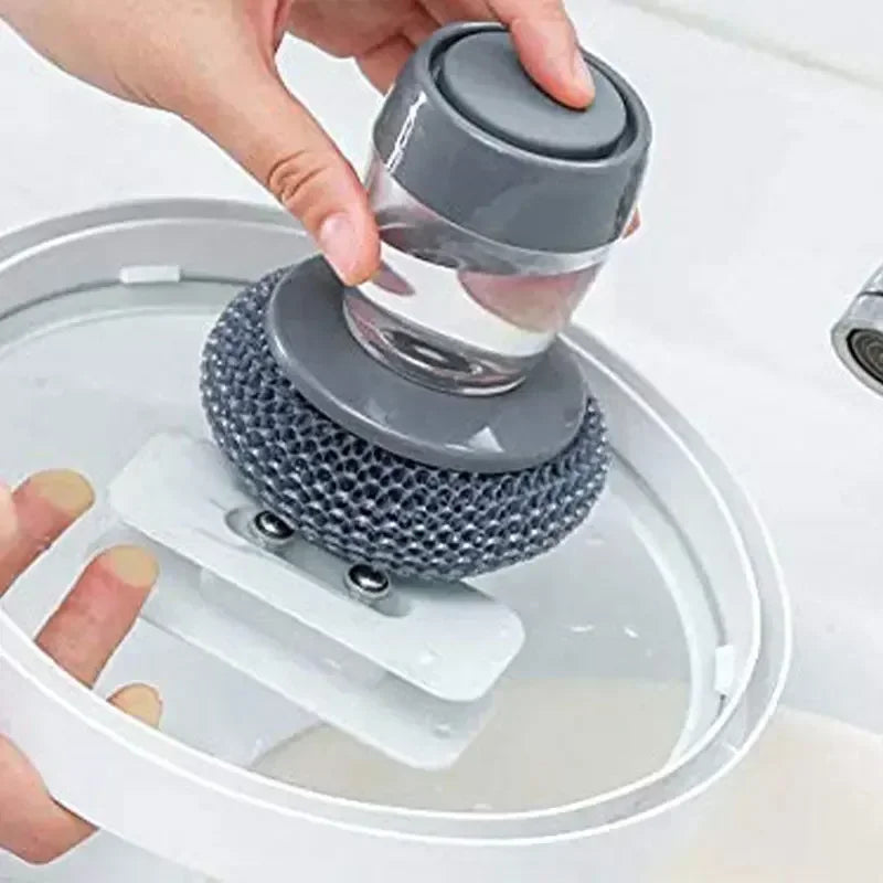 Kitchen Automatic Soap Dispensing Brush