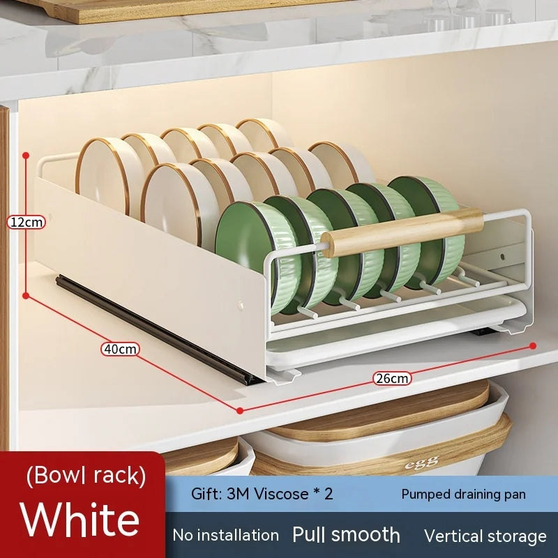 Unique Utopia Kitchen Storage Organizer For Bowl & Plate Draining