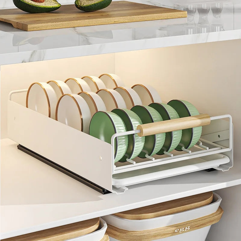 Unique Utopia Kitchen Storage Organizer For Bowl & Plate Draining