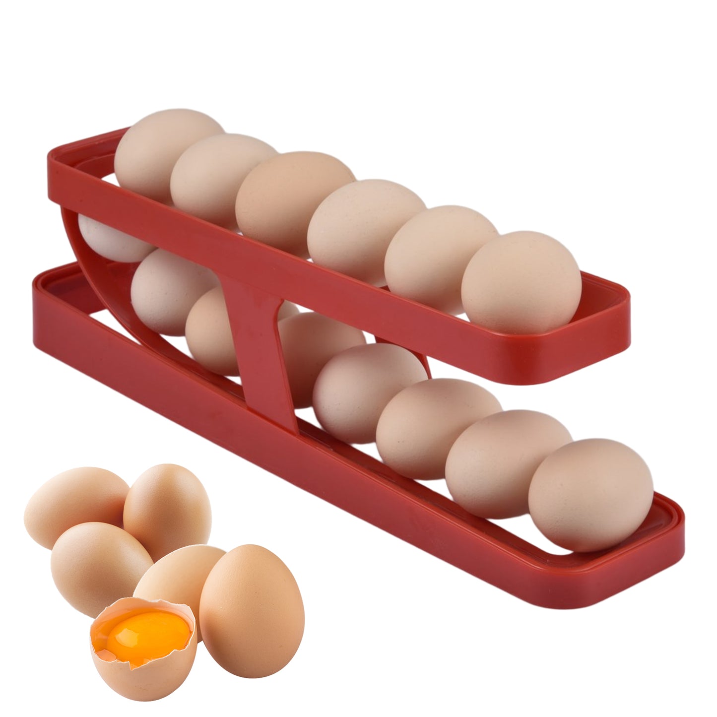 Automatic Scrolling Egg Rack Holder - N23