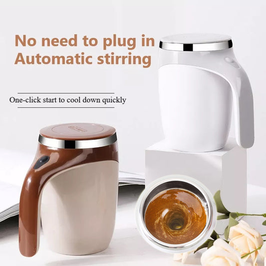 Wiederaufladbares Modell einer automatisch umrührenden Kaffeetasse