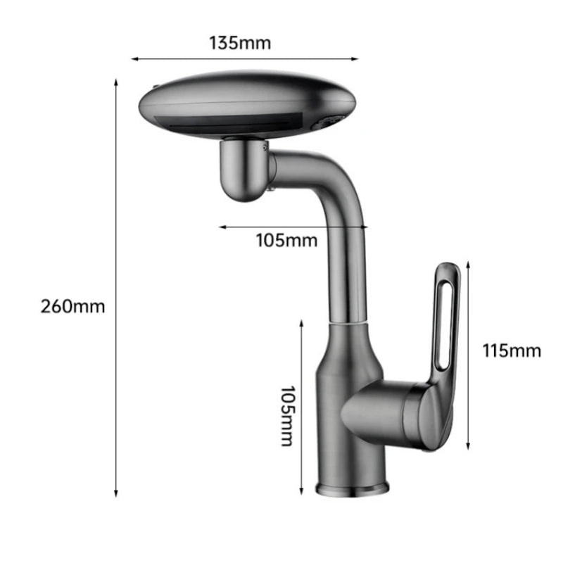 Multi Functional Waterfall Basin Faucet