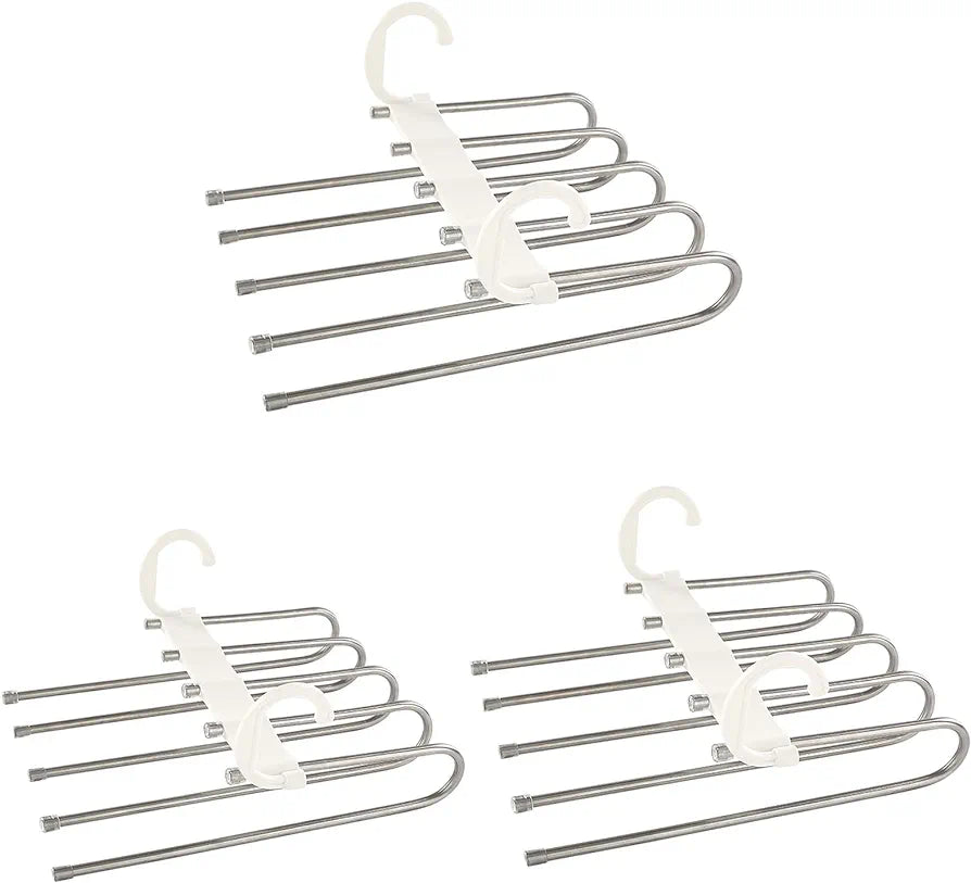 Multi-layer folding trousers rack