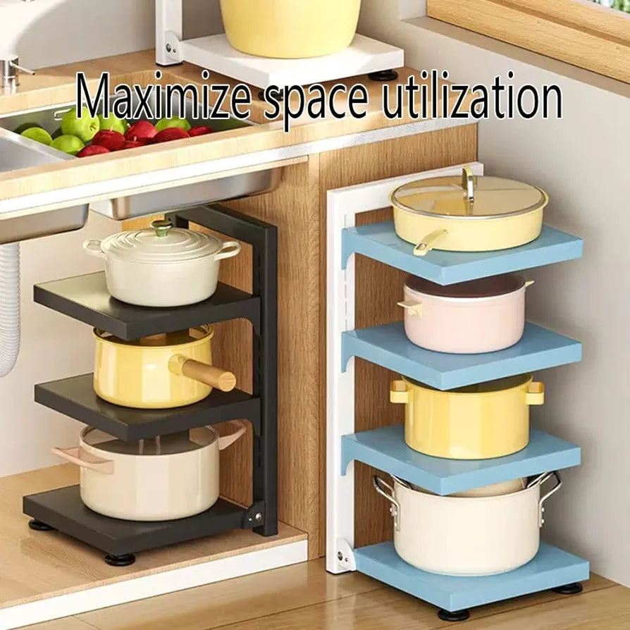 Unique Utopia Kitchen Pot and Pan Rack